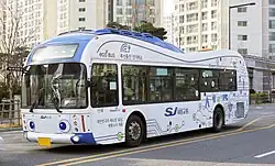 Olev online electric bus system in Daejeon
