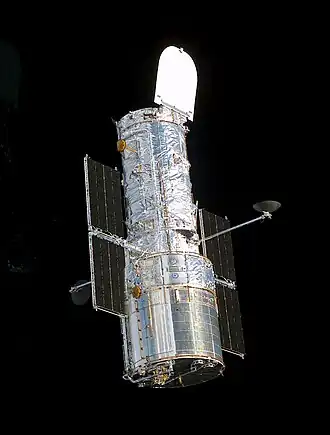 The Hubble Space Telescope in orbit