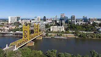 City skyline and the waterfront