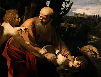 Caravaggio, Sacrificio di Isacco