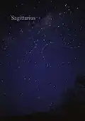 The constellation Sagittarius