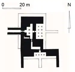 Floorplan of the valley temple
