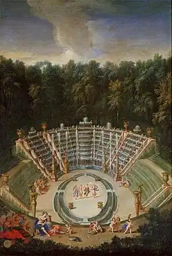 "La Salle de bal" by Jean Cotelle, ca. 1693