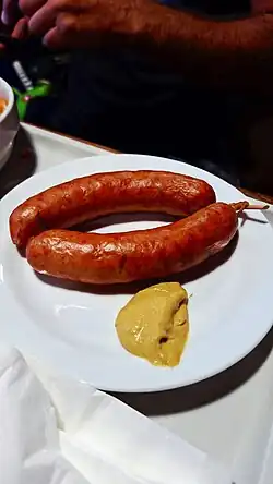 Sausage at Triglav lodge Kredarica