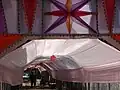 A fabric tunnel in Moulvibazar District, Bangladesh