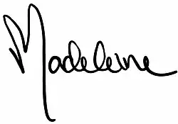 Princess Madeleine's signature