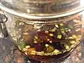 Dipping sauce made from patis with siling labuyo peppers
