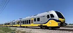 FLIRT for DART Silver Line near Shiloh Road station, 2024