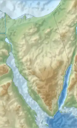 Battle of Romani is located in Sinai