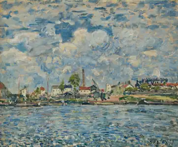 Alfred Sisley – La Seine au point du jour (1877), MuMa