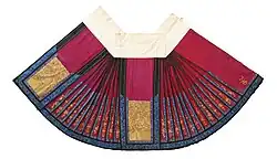 Woman's two panels skirt, Qing dynasty (1644–1912), Late 19th Century-Early 20th Century.