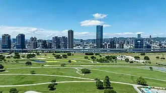 Panoramic view of New Taipei Metropolitan Park