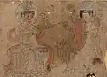 Sogdian Daēnās depicting two Zoroastrian deities once worshipped by the Sogdians