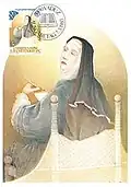 St. Hildegard von Bingen, Liechtenstein Stamp Series, Great works of the human spirit (1983)