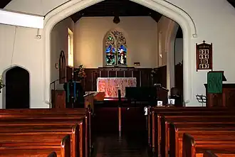 Interior of Saint Peter's Anglican Church