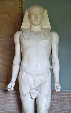 Egyptianising statue of Antinous as Osiris at the Vatican Museums