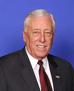 U.S. Congressman Steny Hoyer in his official portrait, taken in the 116th congress in 2019.