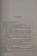 Table of contents to Volume I of Mathematical and Physical Papers (1880)