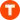 The symbol for the Tōzai Line of the Kyoto Municipal Subway.