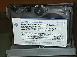 SunOS 4.1.1 P1270750 1/4-inch tape