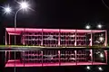 The Supreme Court lit up in pink for Breast Cancer Awareness Month on 29 October 2020