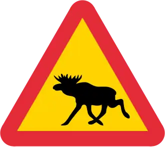 Swedish road sign