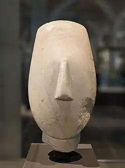 Marble head from Keros, c. 2700 BC