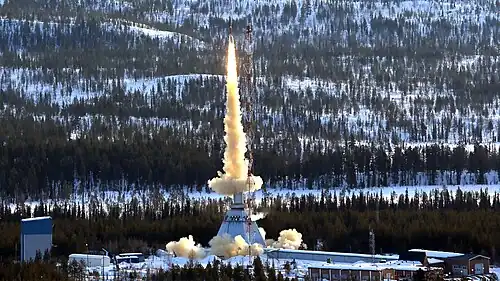 Esrange Skylark launch