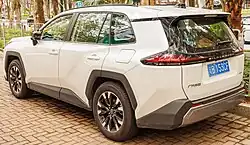 Toyota Wildlander Hybrid (China; rear view)