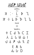 Tamil Brahmi ariccuvaṭi in modern font
