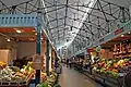 A greengrocer's in the Tampere Market Hall