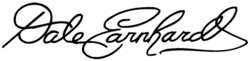 Dale Earnhardt signature