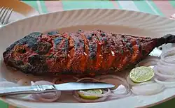 Tandoori lemonfish fry