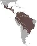 Map of range