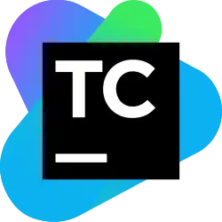 Logo of JetBrains' TeamCity continuous integration and delivery server.