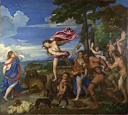 Titian Bacchus and Ariadne