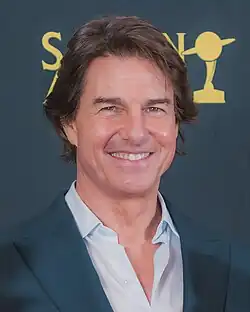Tom Cruise at the red carpet for Mission: Impossible - The Final Reckoning during the 2025 Cannes Film Festival