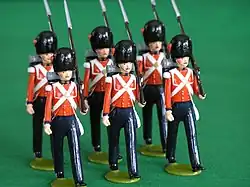 Toy Coldstream Guards soldiers (19th century)