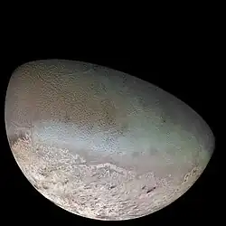 Voyager 2 color mosaic of Triton