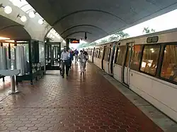 Twinbrook (opened 1984) is a typical original above-ground station.