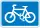 UK traffic sign identifying a cycle route