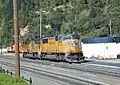 Diesel–electric locomotive at work