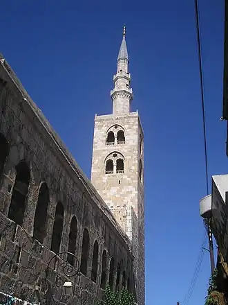 Minaret of Isa[1] in the Umayyad Mosque[106], Damascus, Syria