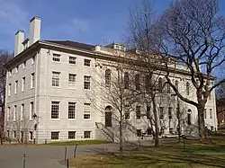 University Hall of Harvard University by Charles Bulfinch (1815), exemplary of Georgian ornamental restraint