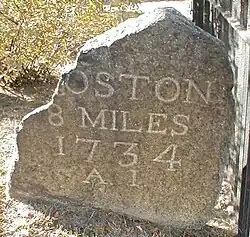 Upper Boston Post Road in Harvard Square, Massachusetts