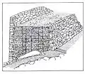 Stone fortification wall, reconstruction.[52]