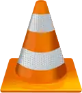 Icon of VLC media player, a traffic cone