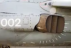 Nozzel of a Harrier, used to direct the engine's thrust