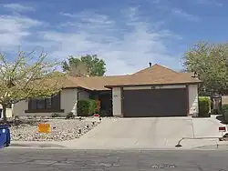 Exterior of the house used as the White family home