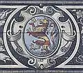 Thuringian landgravian lion, depicted in the Fürstenzug